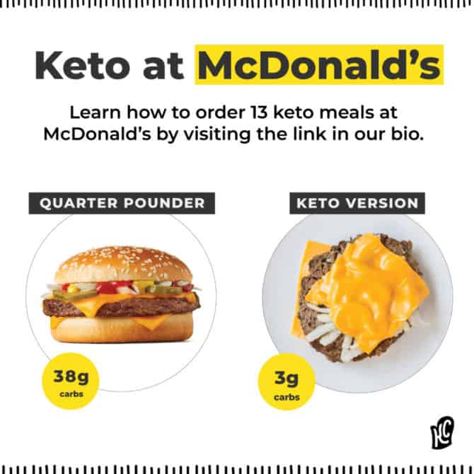 keto foods at mcdonald's