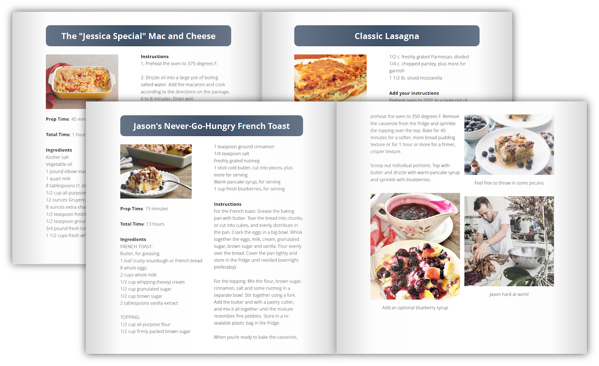cookbook website