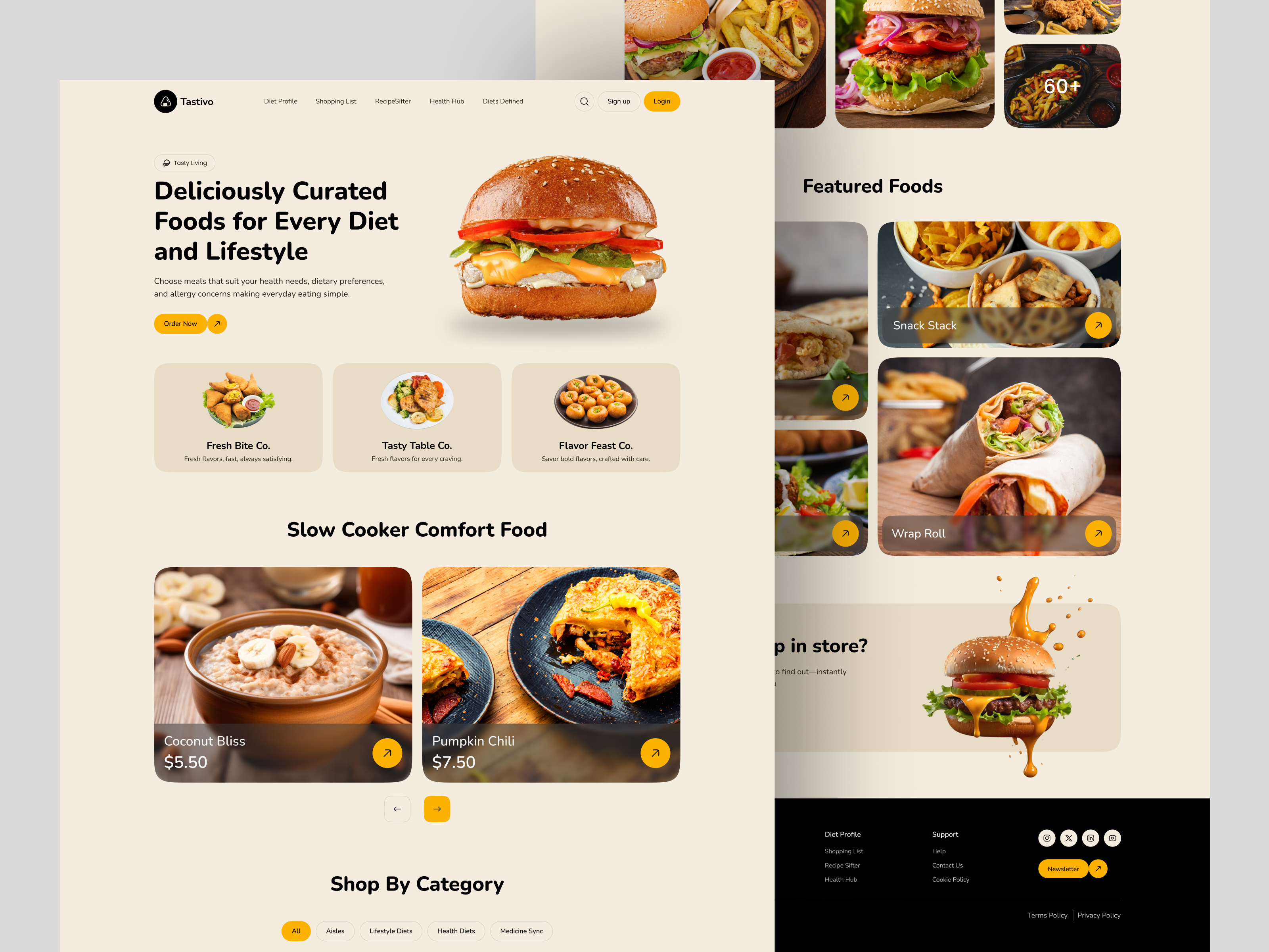foods website