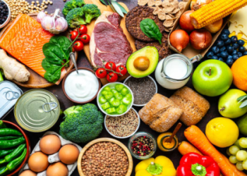 diffrent types of food