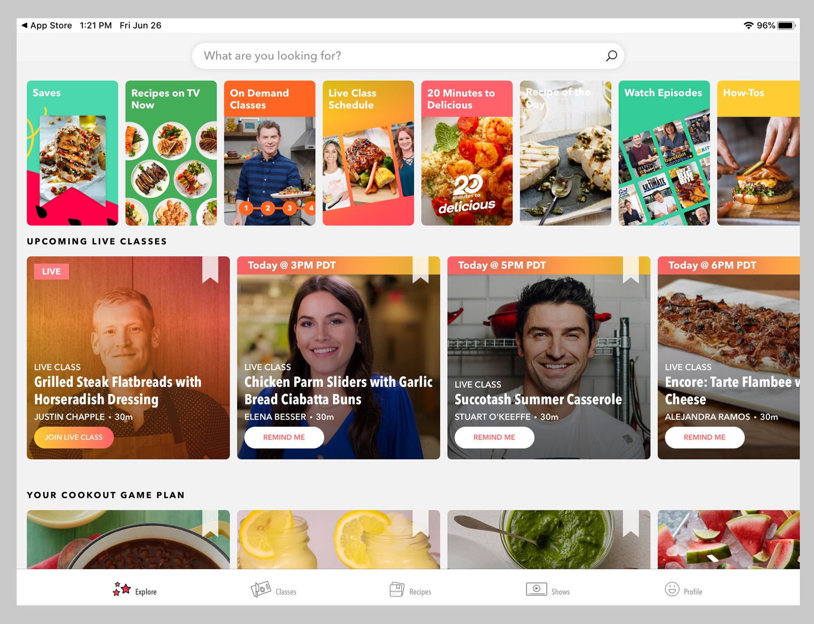 food network recipe app