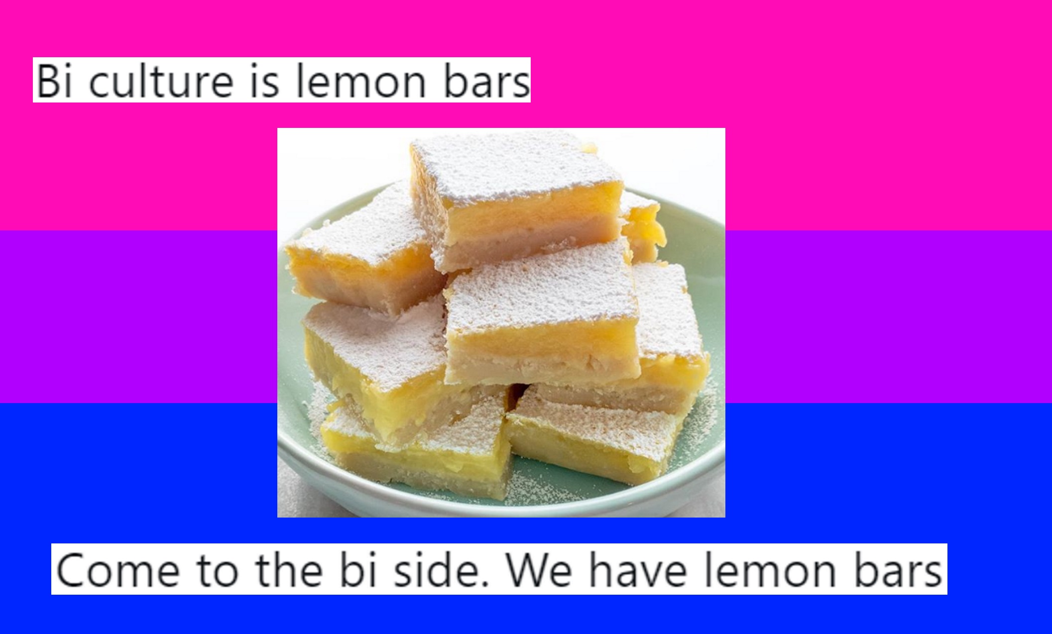 The Zesty Journey How Lemon Bars Became Bisexual Pride