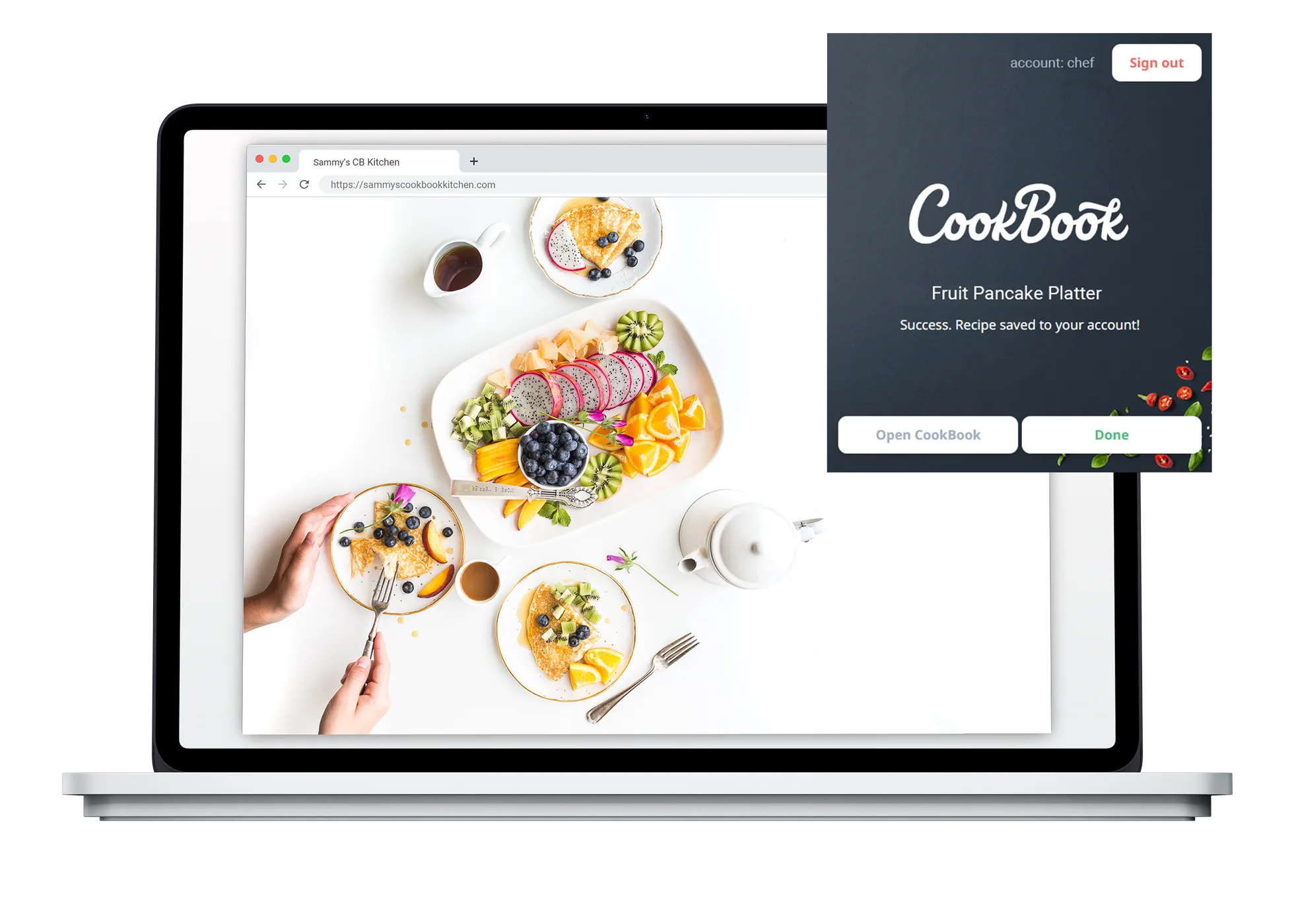 cookbook website