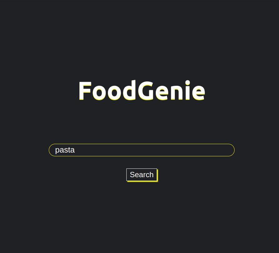 food search engine