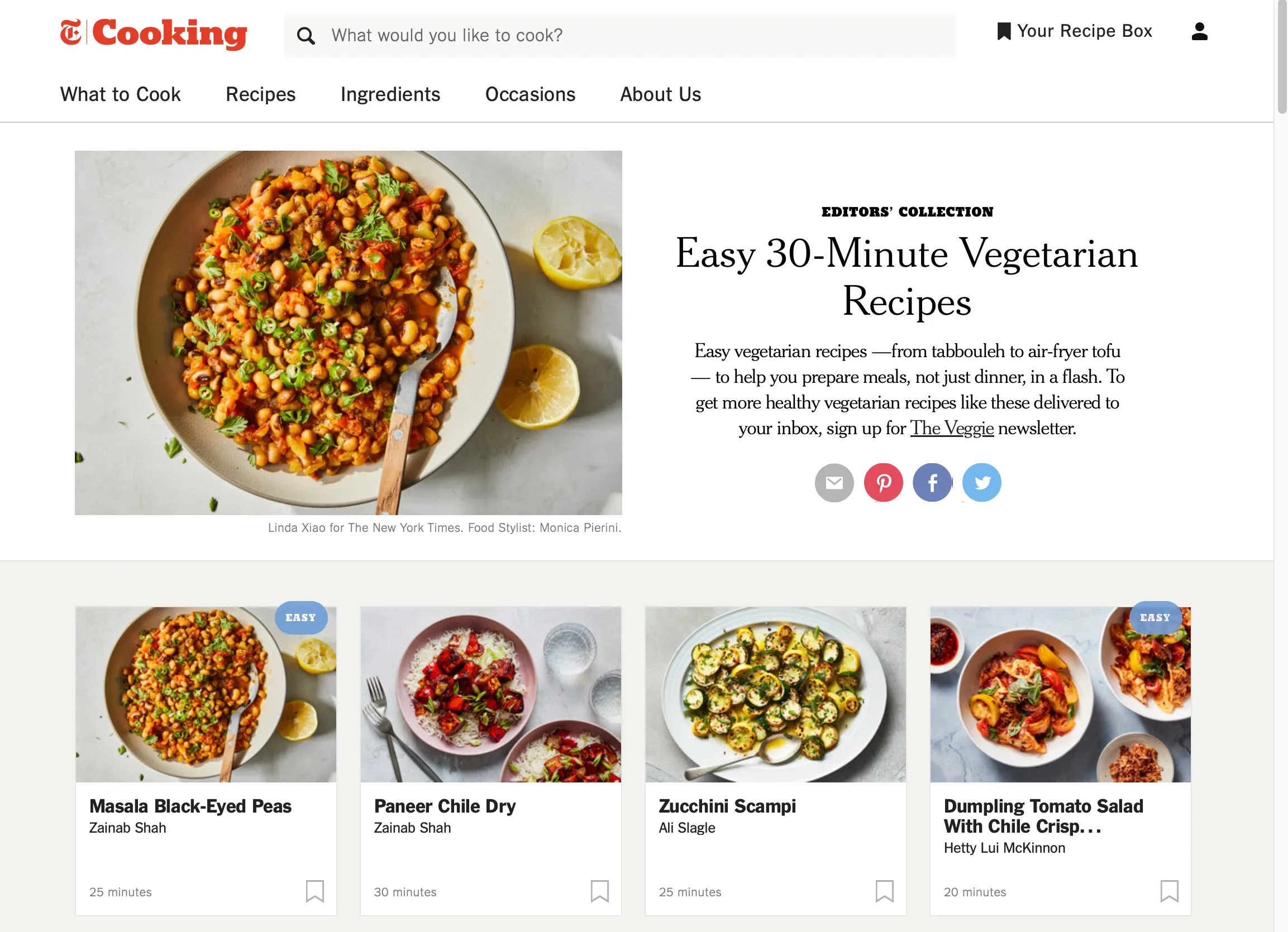 recipes website