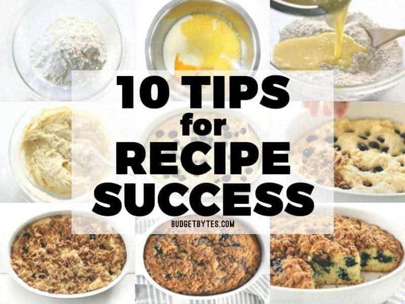 recipes and tips
