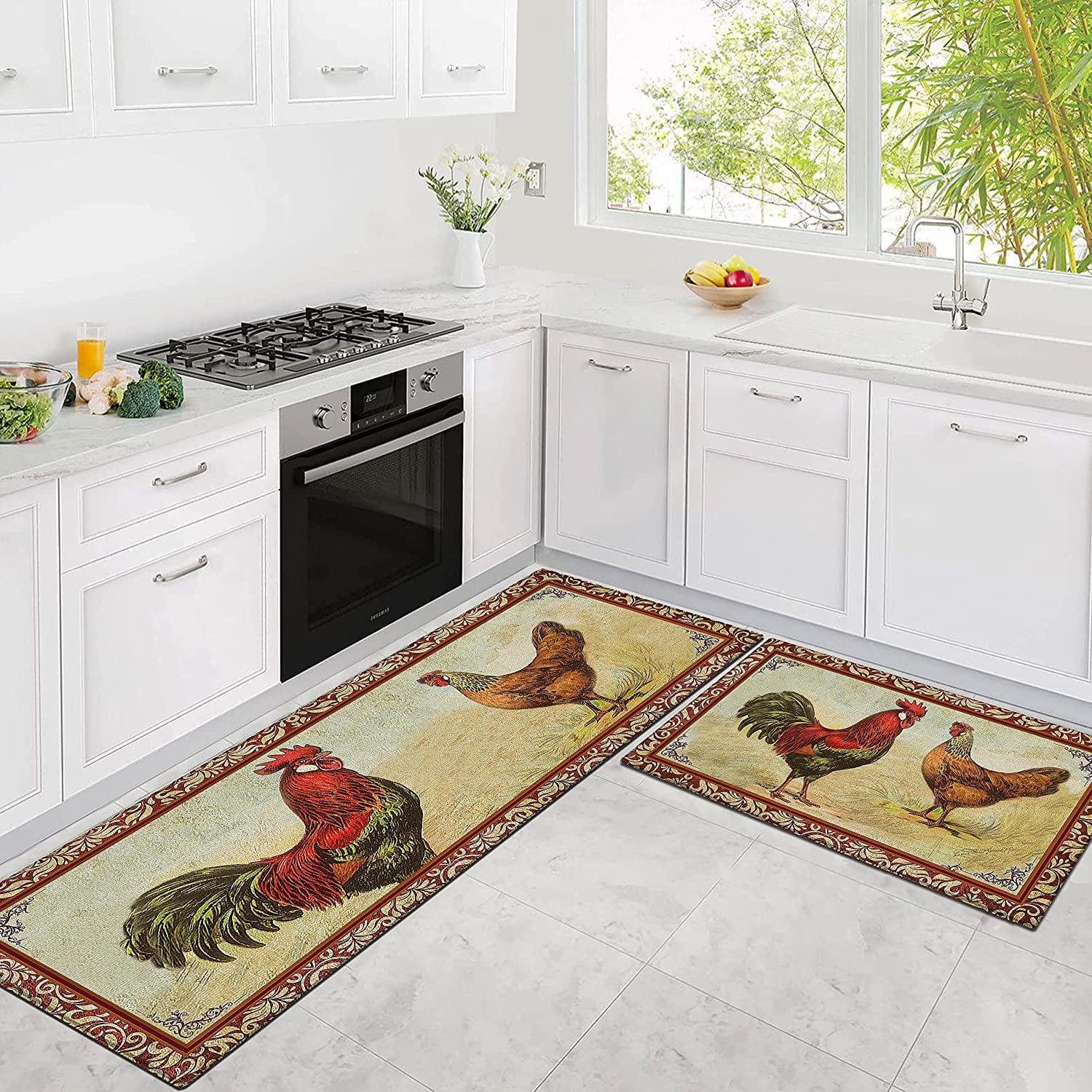 chicken kitchen mat