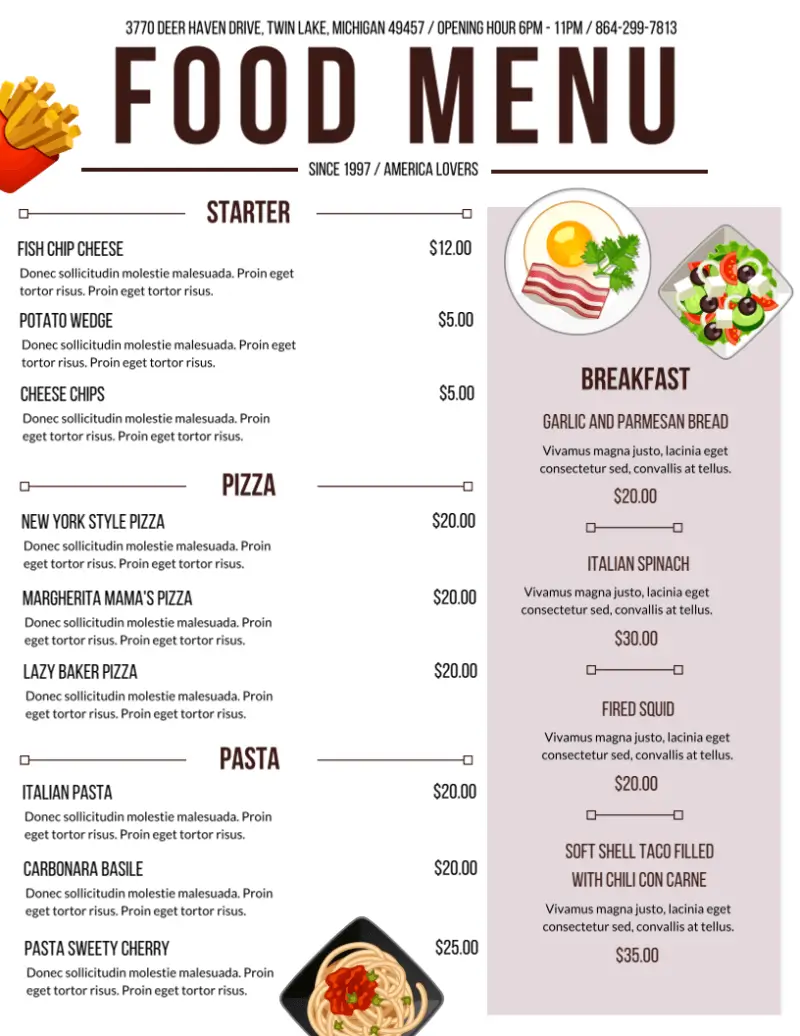 menu ideas]