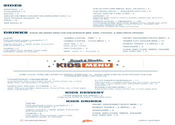 aubrey’s lunch menu