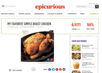 website that give recipes based on ingredients