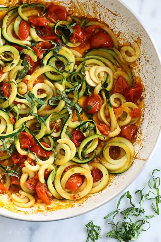 spiralized zucchini recipes