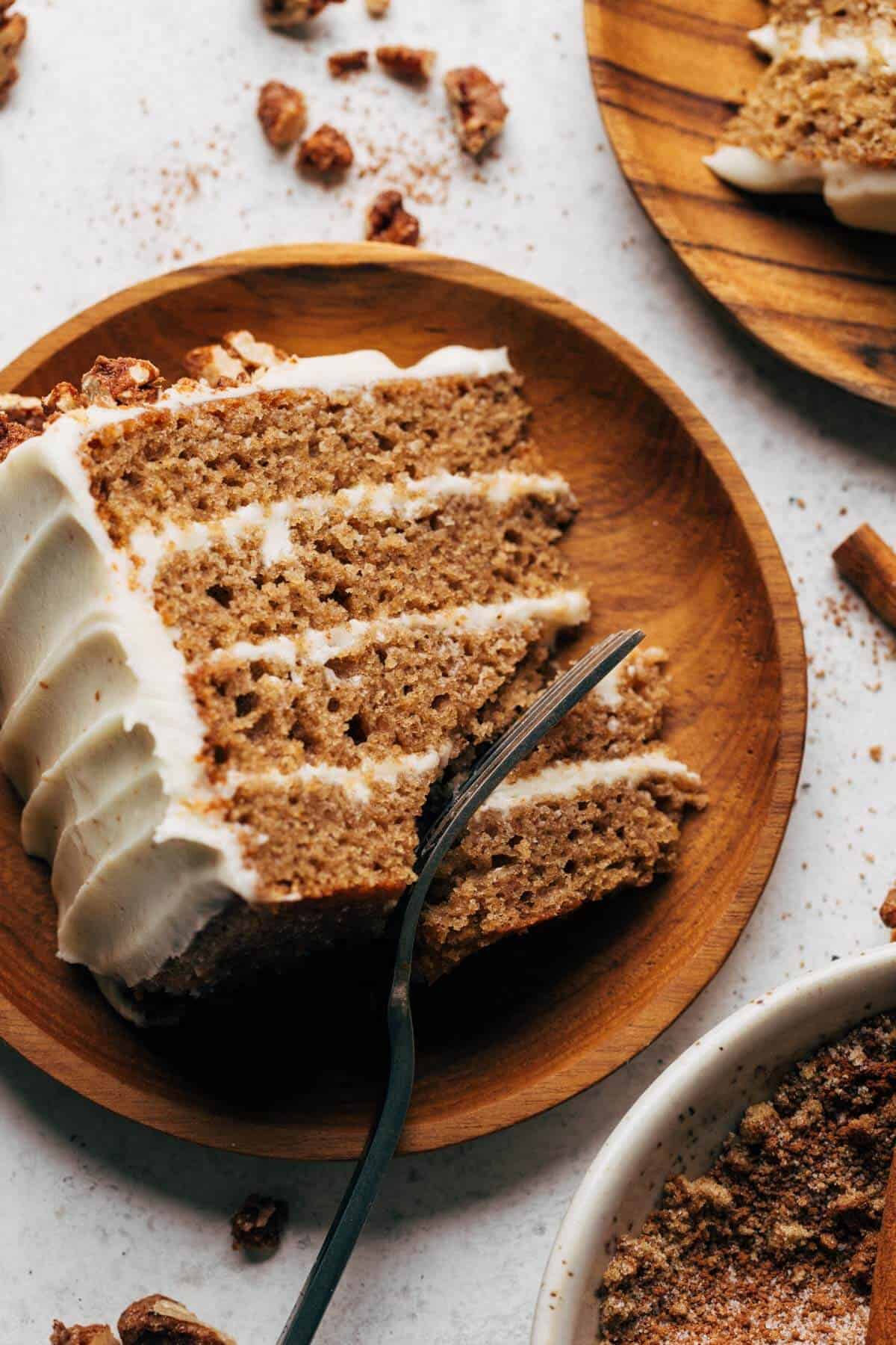 spice cake recipe with cream cheese frosting